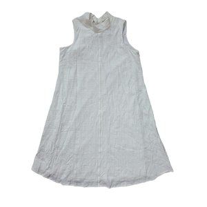 Calvin Klein White Shift Mini Dress Tie Back Size 0